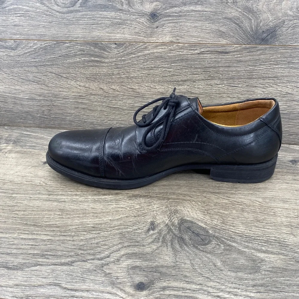 Florsheim Cap Toe Oxford Mens Size 11D Black Leather Comfortech 12138-001